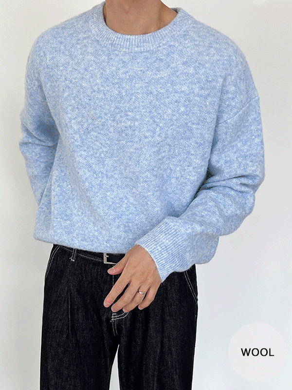 [wool] 베베 오버핏 울니트